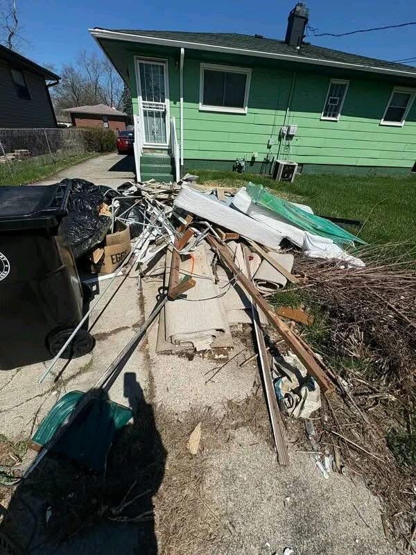 Driveway Haul-Away before
