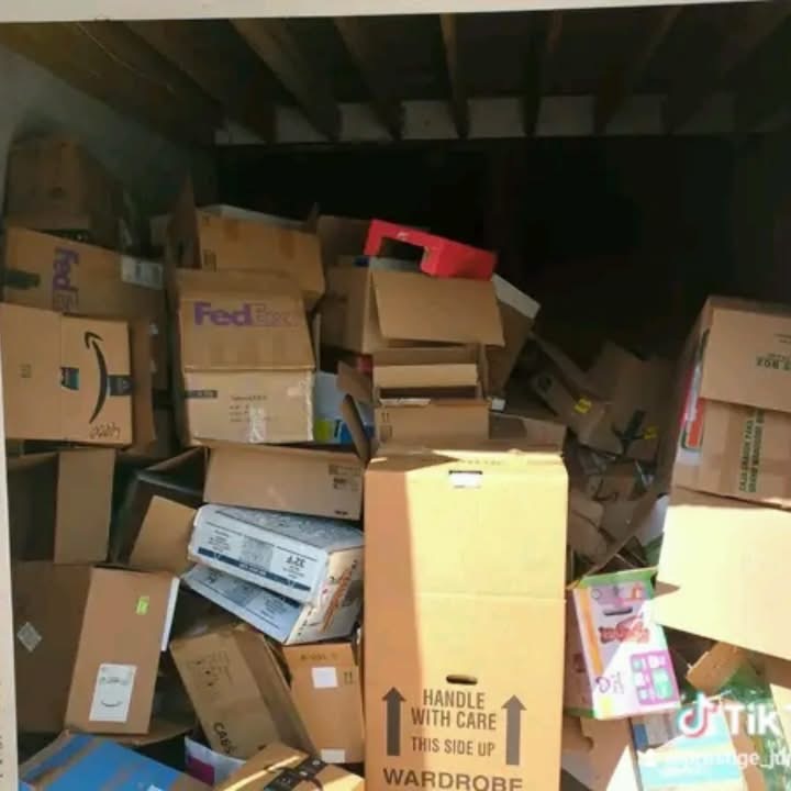 Storage Unit Cleanout before